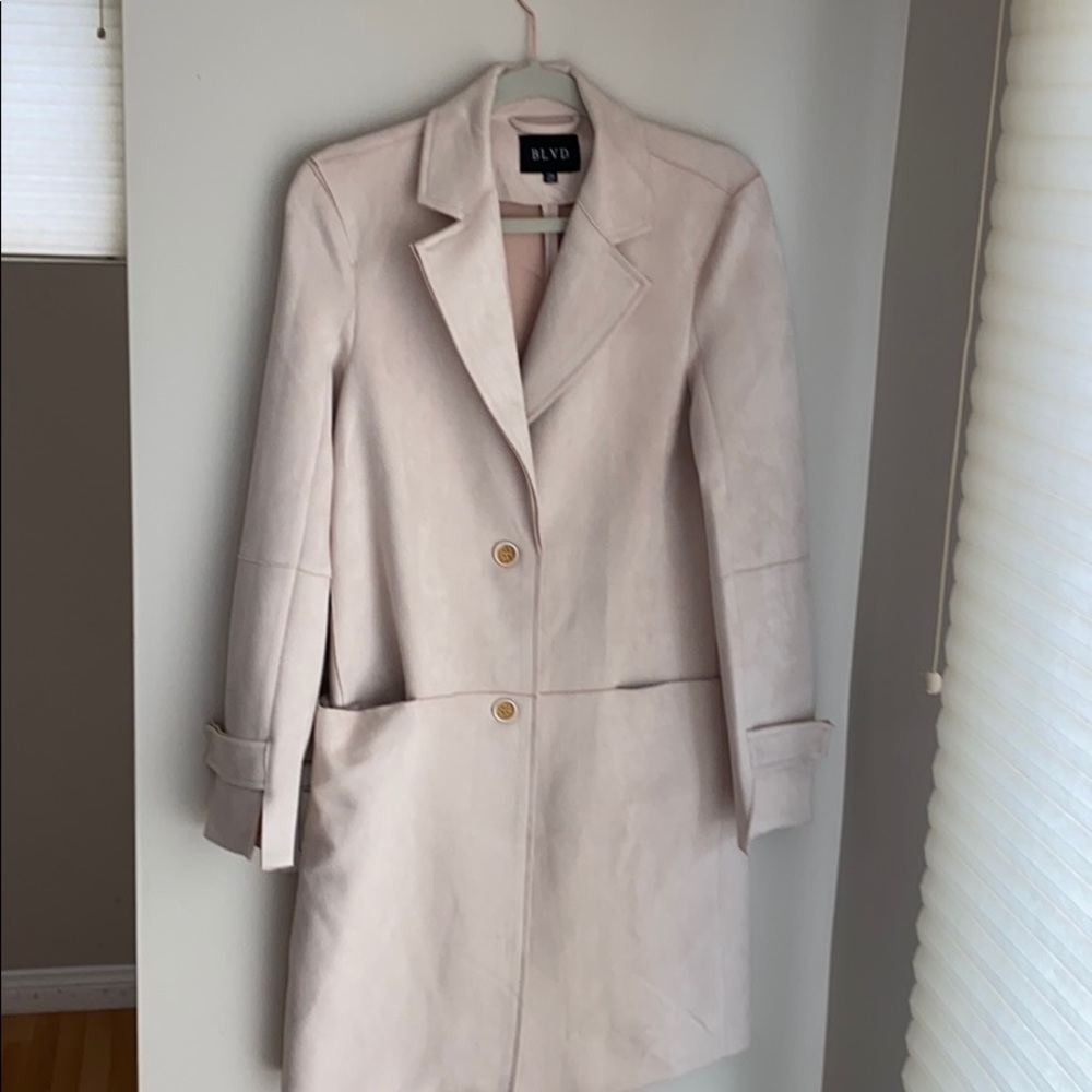 Faux suede jacket